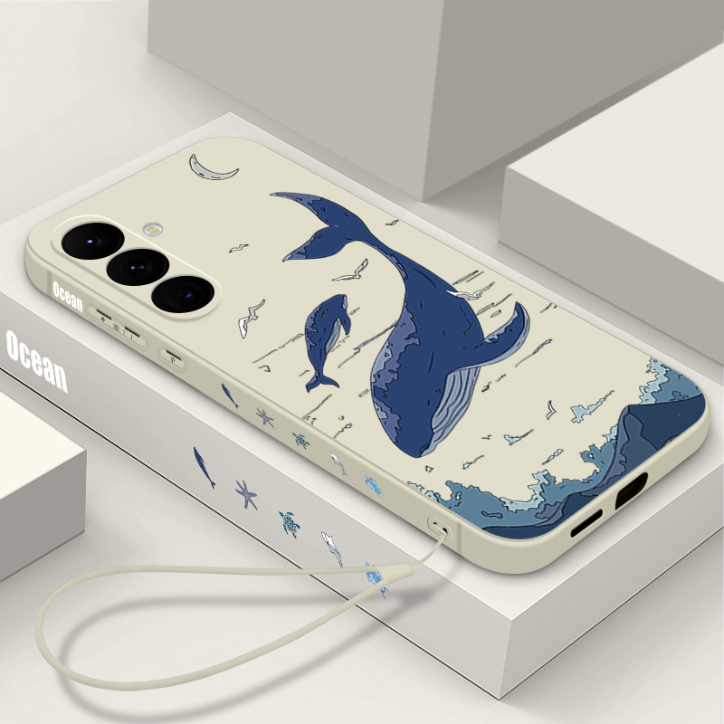 Samsung Galaxy A55 - Casing Ponsel Bertema Paus untuk Samsung