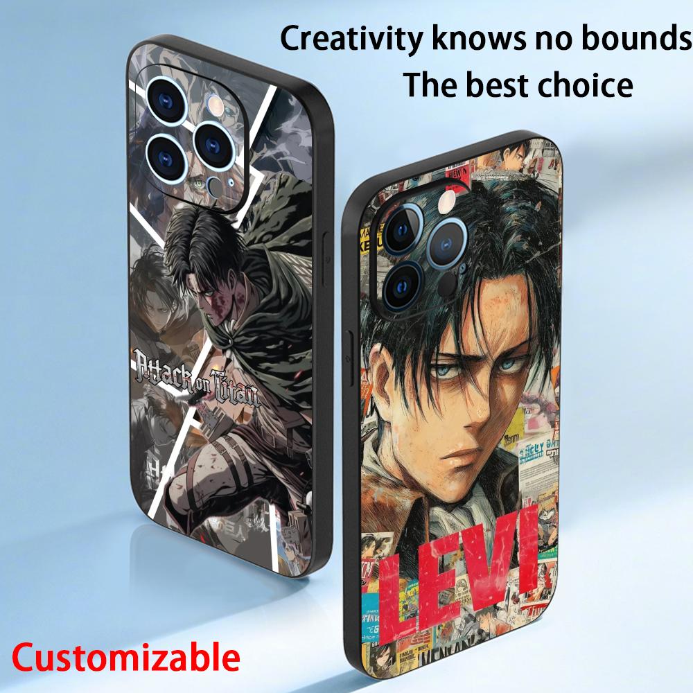 Apple Iphone 15 - Casing HP Levi Ackerman Motif Anime
