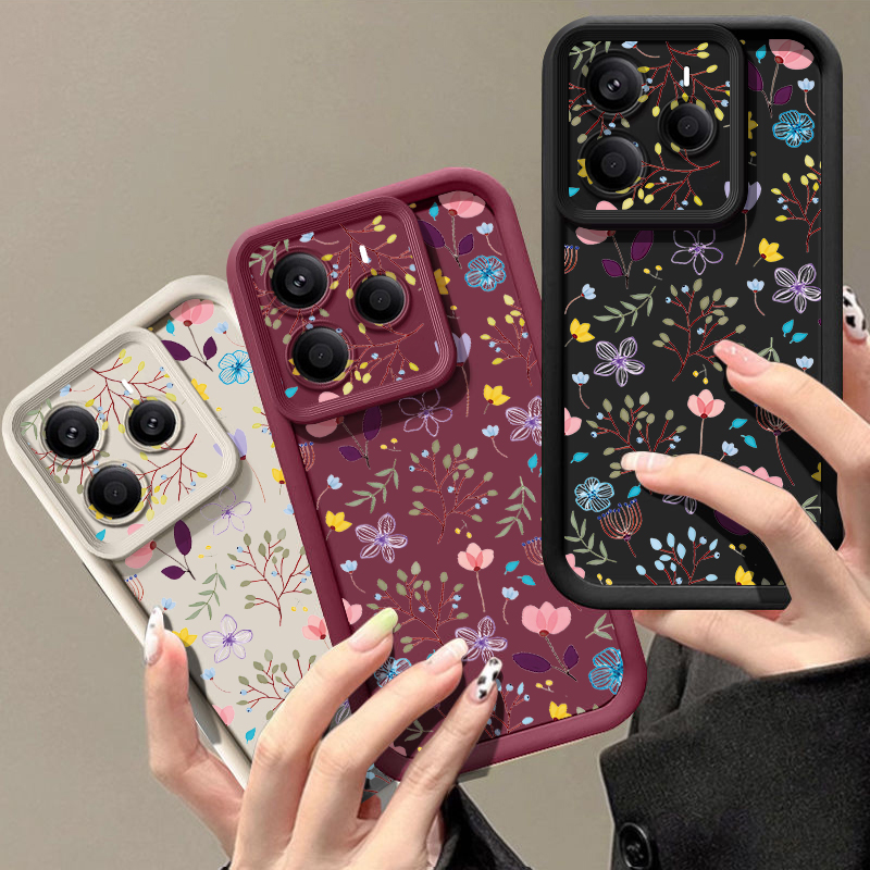 Casing Ponsel Pola Bunga Kecil - Xiaomi Redmi Note 14 ulasan dan harga