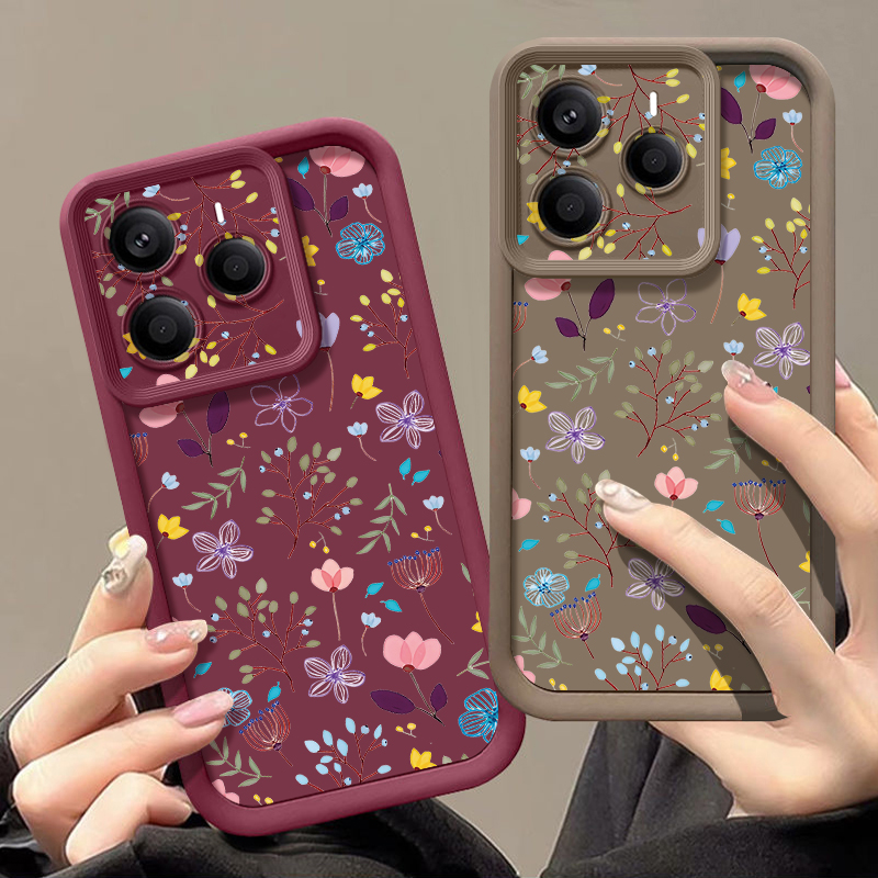 Casing Ponsel Pola Bunga Kecil - Xiaomi Redmi Note 14 ulasan dan harga