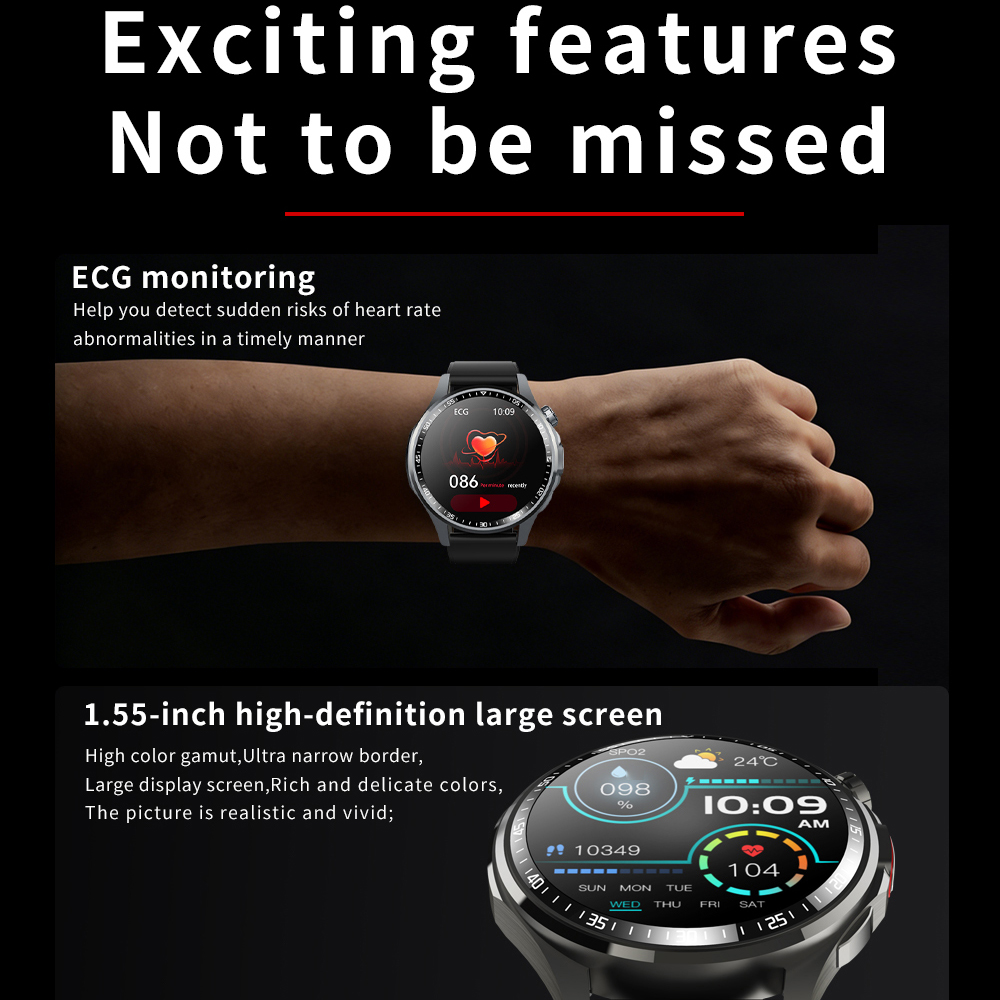 Jam Tangan Pintar untuk Pria & - Fall Detection Watch ulasan dan harga