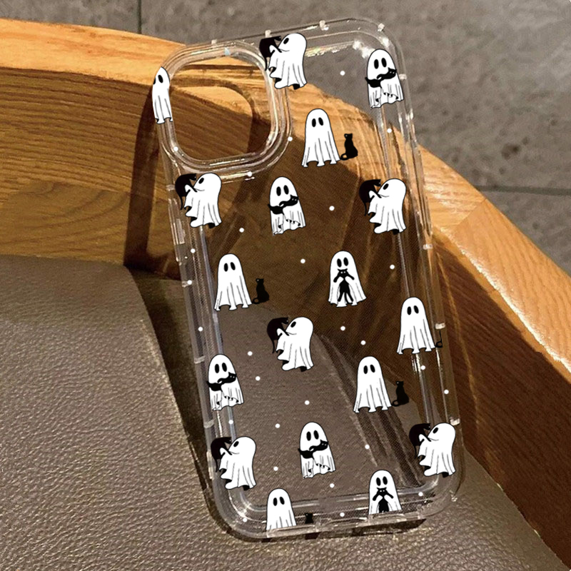 Casing Bening Gambar Hantu & B - Apple Iphone 15 ulasan dan harga